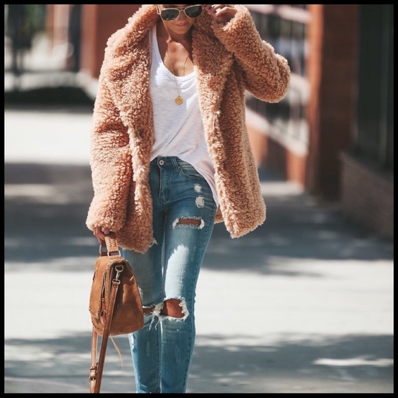 Fuzzy Sherpa Jacket - Picture 3 of 4